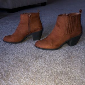 Tan Forever 21 Booties